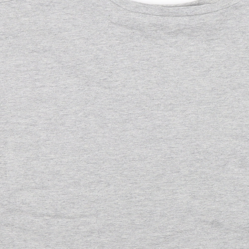 FOREVER 21 Womens Grey Basic T-Shirt Size S
