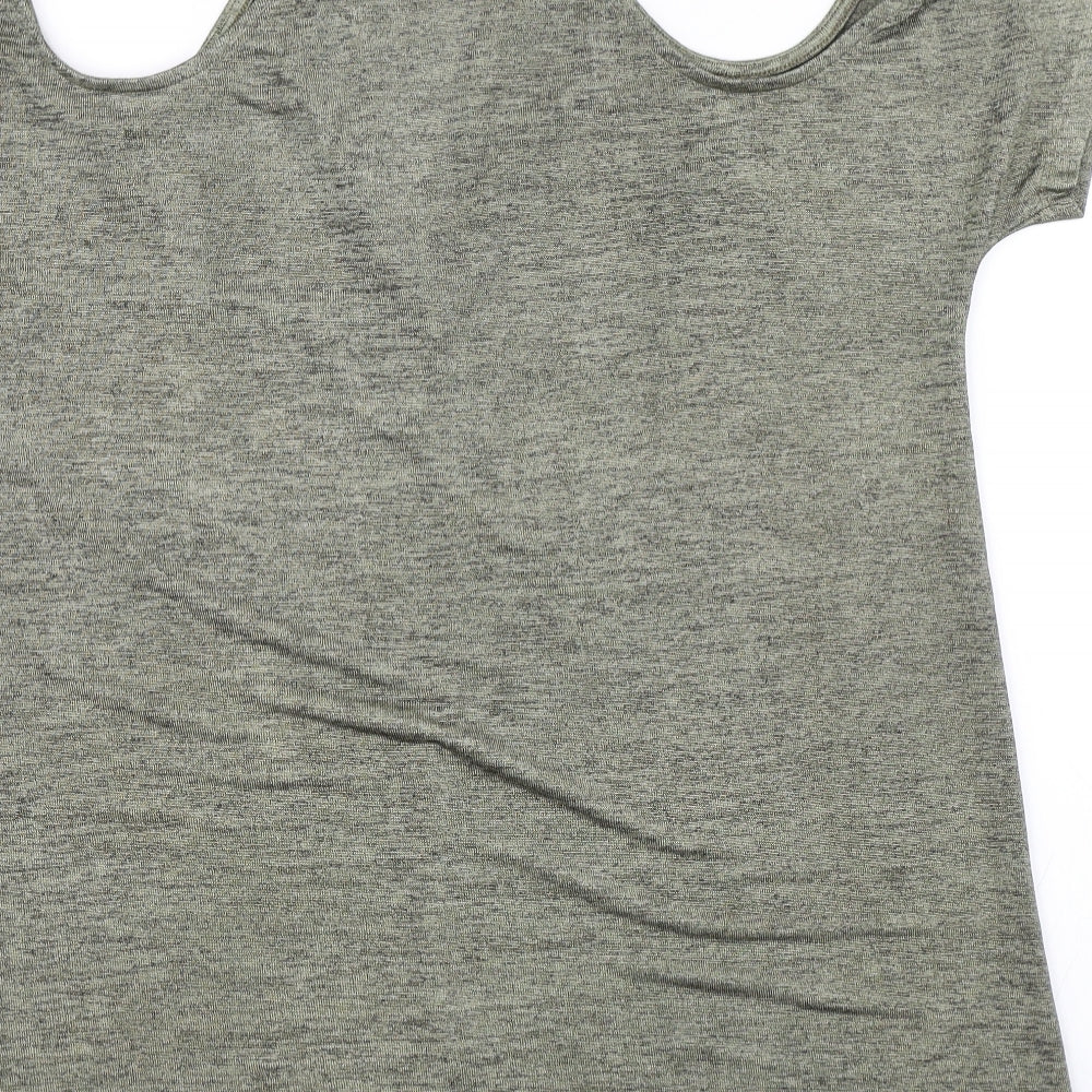 River Island Womens Green Basic Blouse Size 8