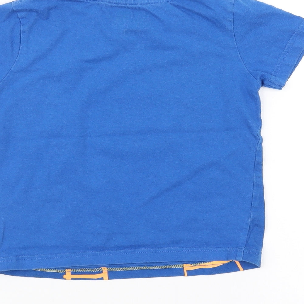 F&F Boys Blue Basic T-Shirt Size 3-4 Years