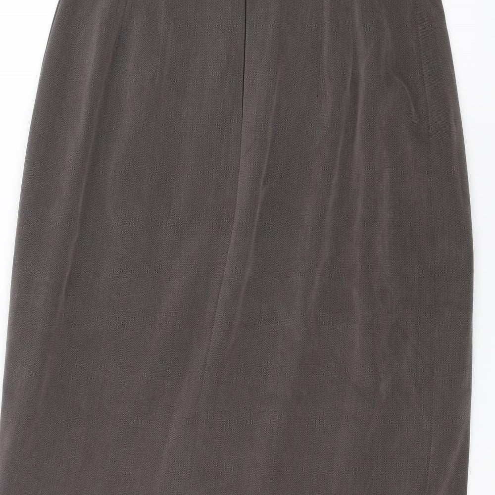 Minute Womens Black A-Line Skirt Size 12