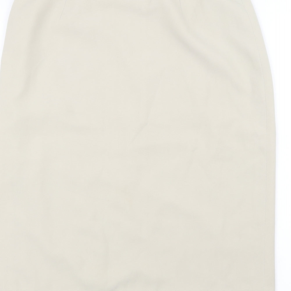 Anne Brooks Womens White A-Line Skirt Size 12