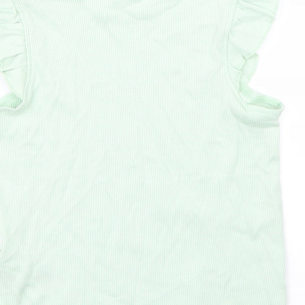 Primark Girls Green Basic Tank Size 2 Years