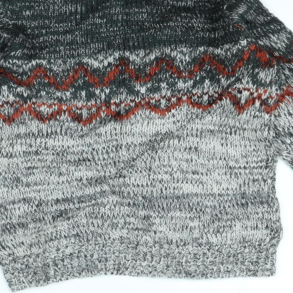 George Girls Black Pullover Jumper Size 7 Years