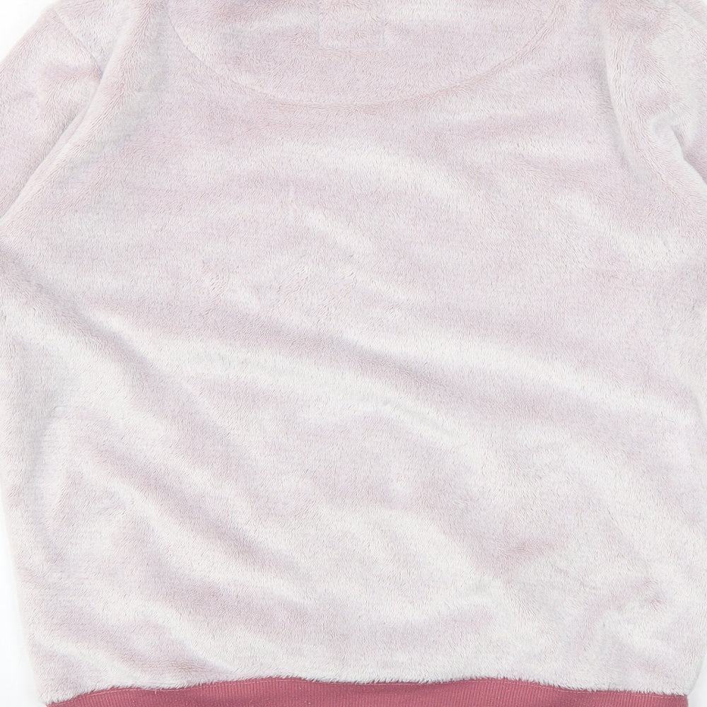 Disney Womens Pink Solid Capri Pyjama Top Size XS - disney