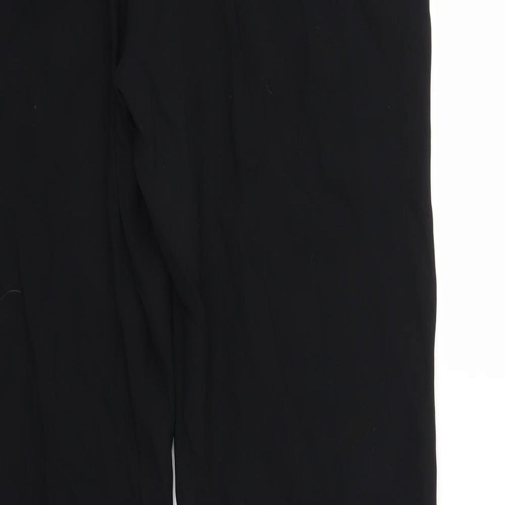 Offshoot Womens Black Trousers Size 12 L28 in