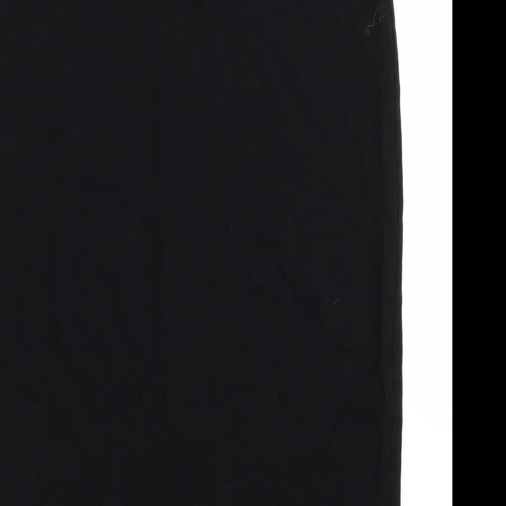 Preworn Womens Black Straight & Pencil Set Size L