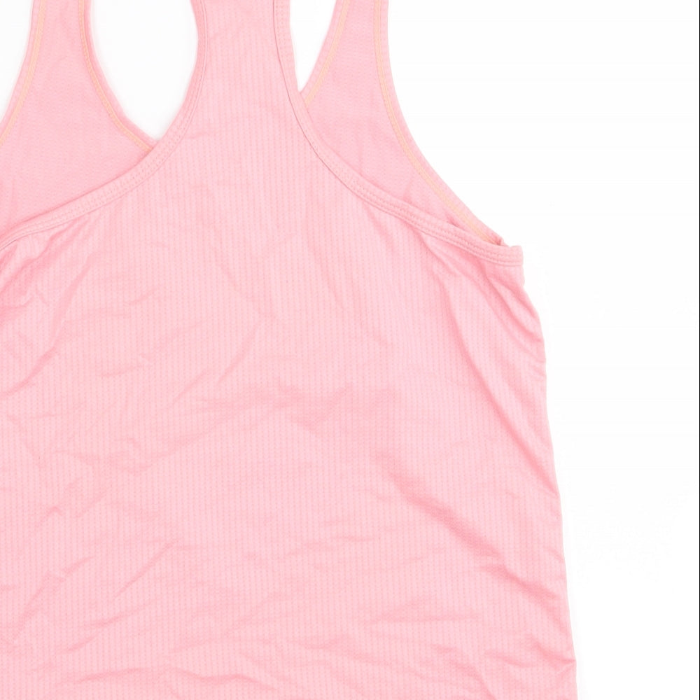body Womens Pink Basic Tank Size S