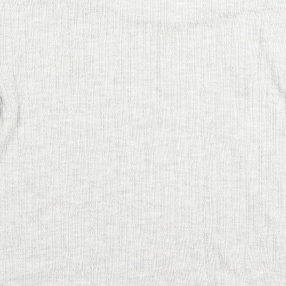 River Island Womens Grey Basic T-Shirt Size 14