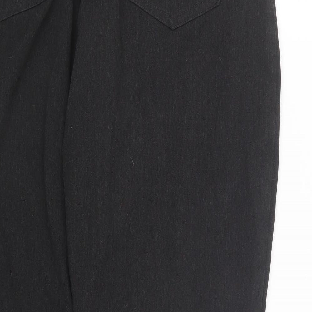 Jet Clothing Mens Black Trousers Size 31 in L30 in