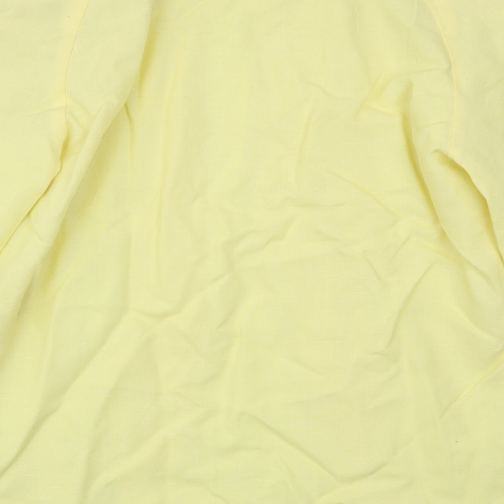 Planet Womens Yellow Jacket Blazer Size 12