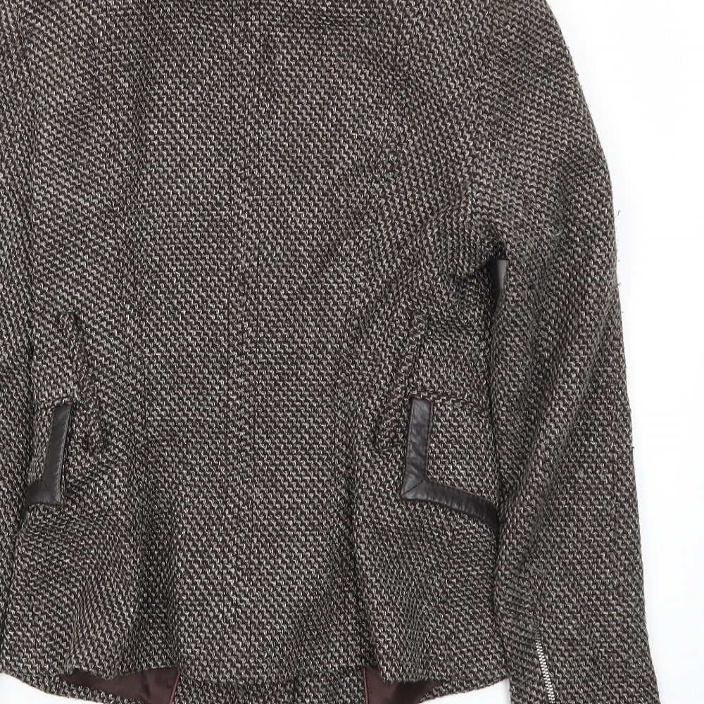 Zara Womens Brown Jacket Blazer Size S