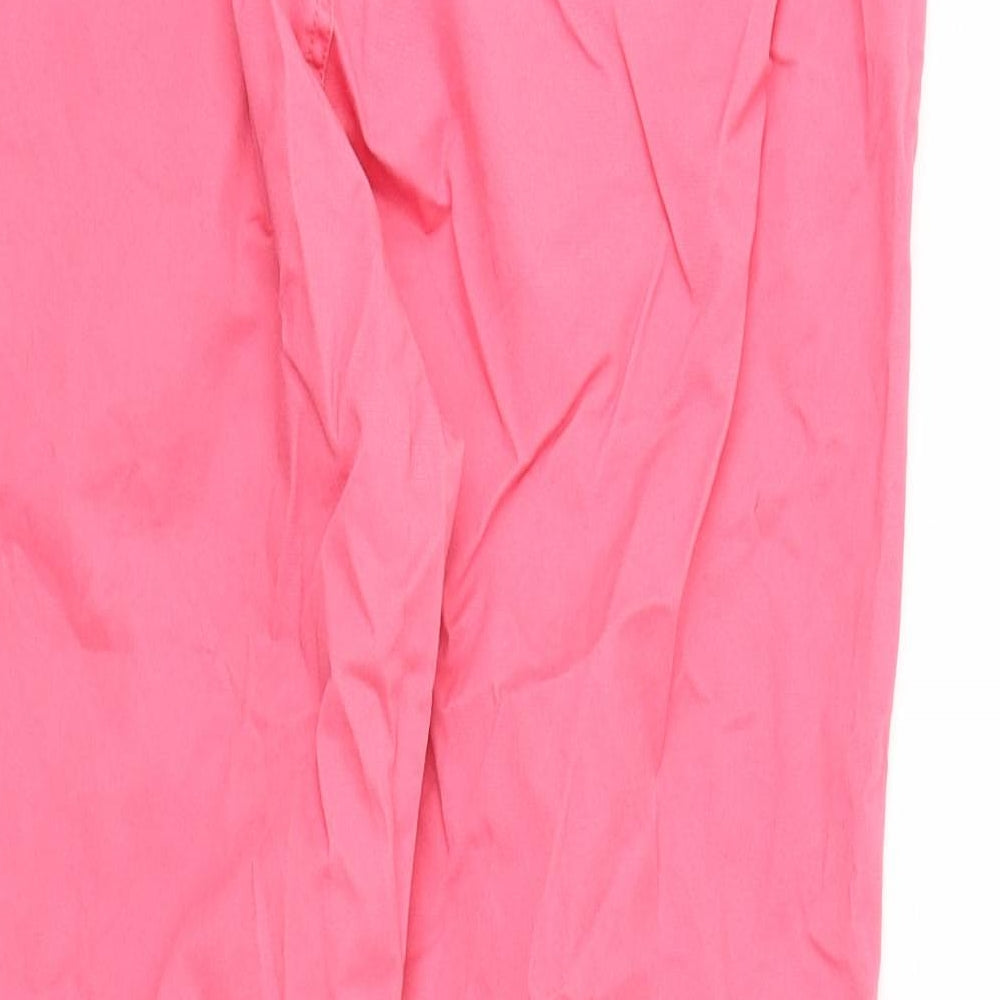Preworn Womens Pink Trousers Size 18 L25 in
