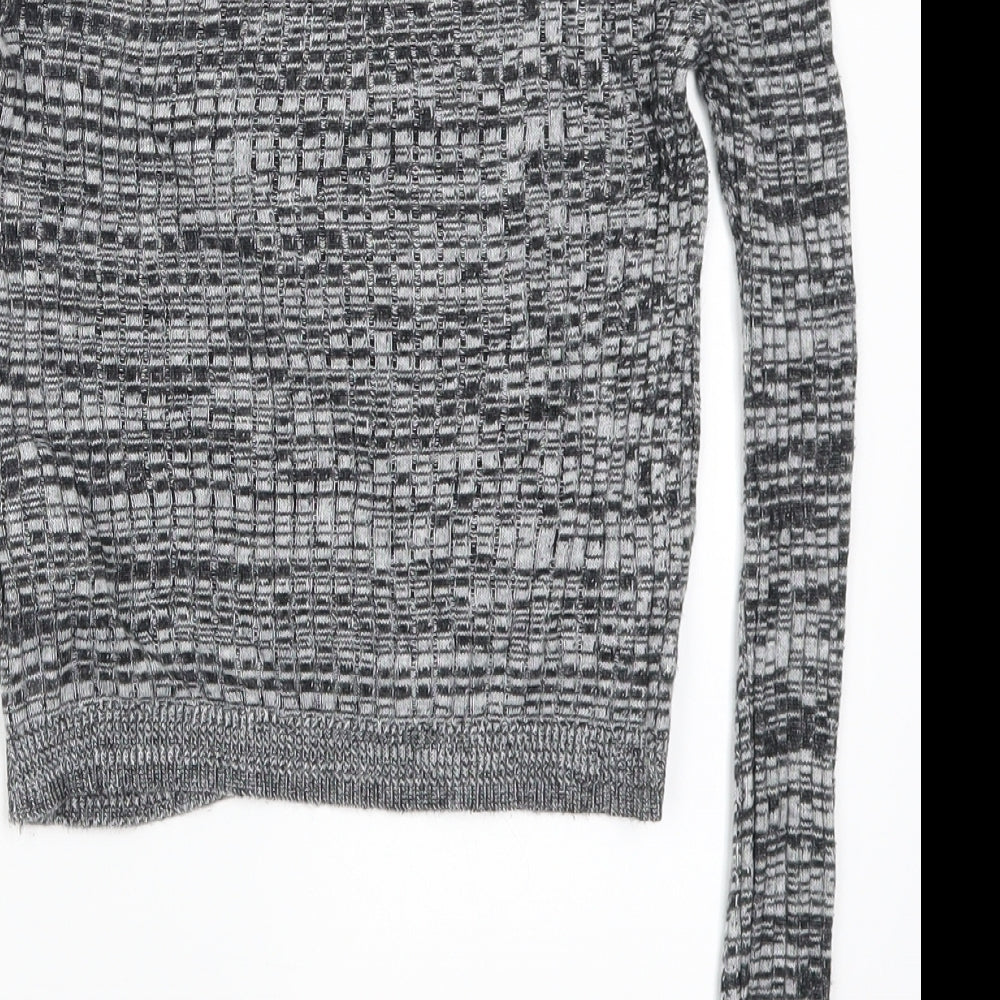 Topshop Womens Grey Pullover Jumper Size 6