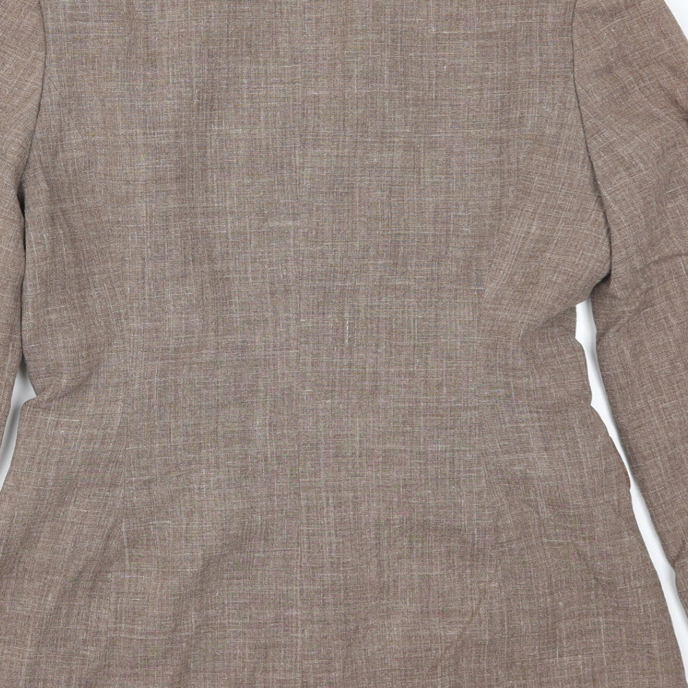 Mexx Womens Brown Jacket Suit Jacket Size 12