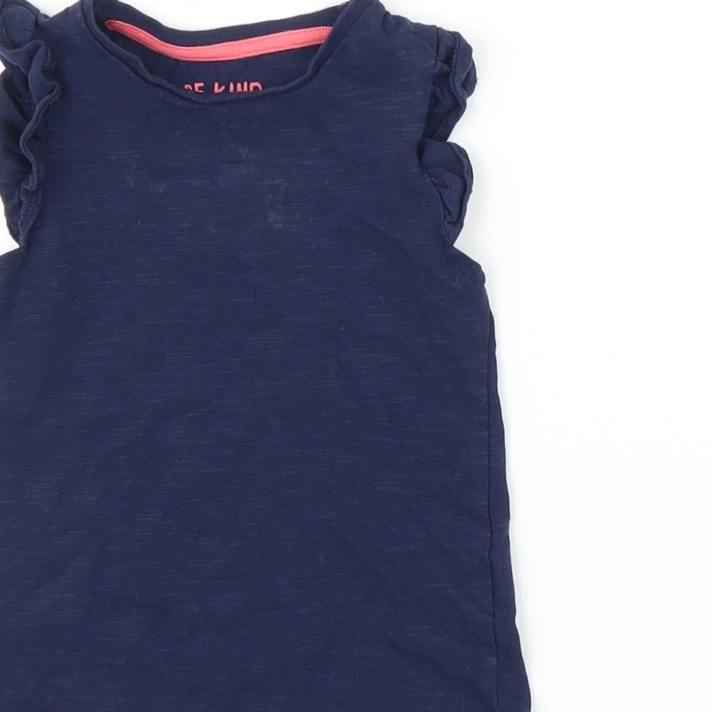 F&F Girls Blue Tunic T-Shirt Size 18-24 Months
