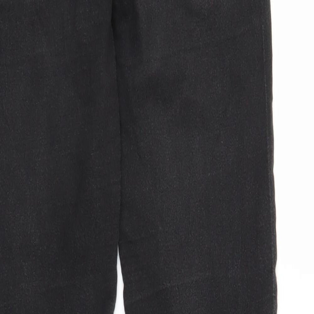 H&M Womens Black Denim Skinny Jeans Size 6 L28 in