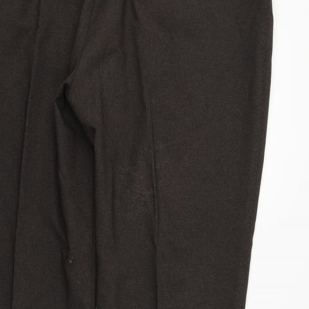 Preworn Womens Brown Trousers Size 48 in L29 in