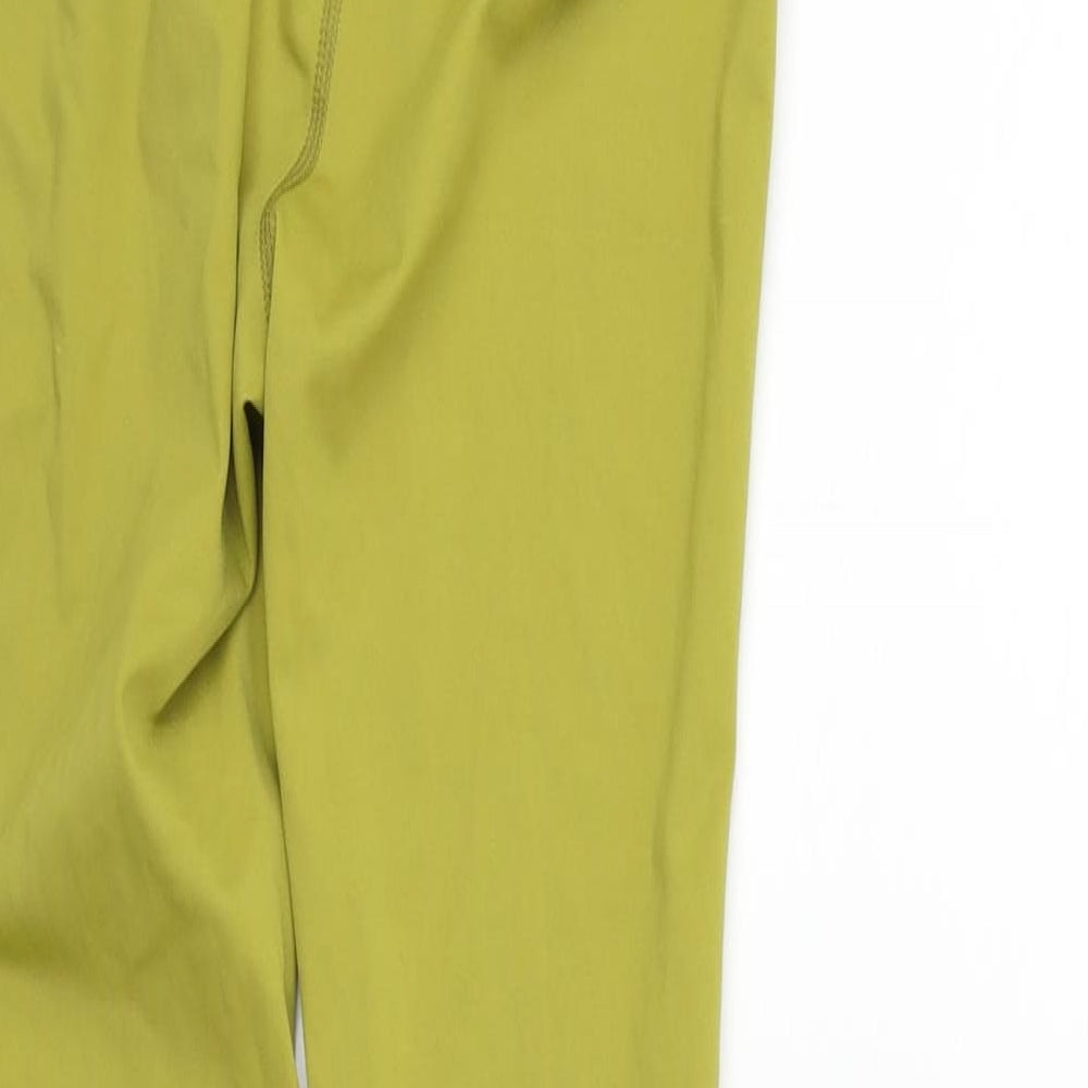 Preworn Womens Green Leggings Size S L26 in - Elastic Waist Band