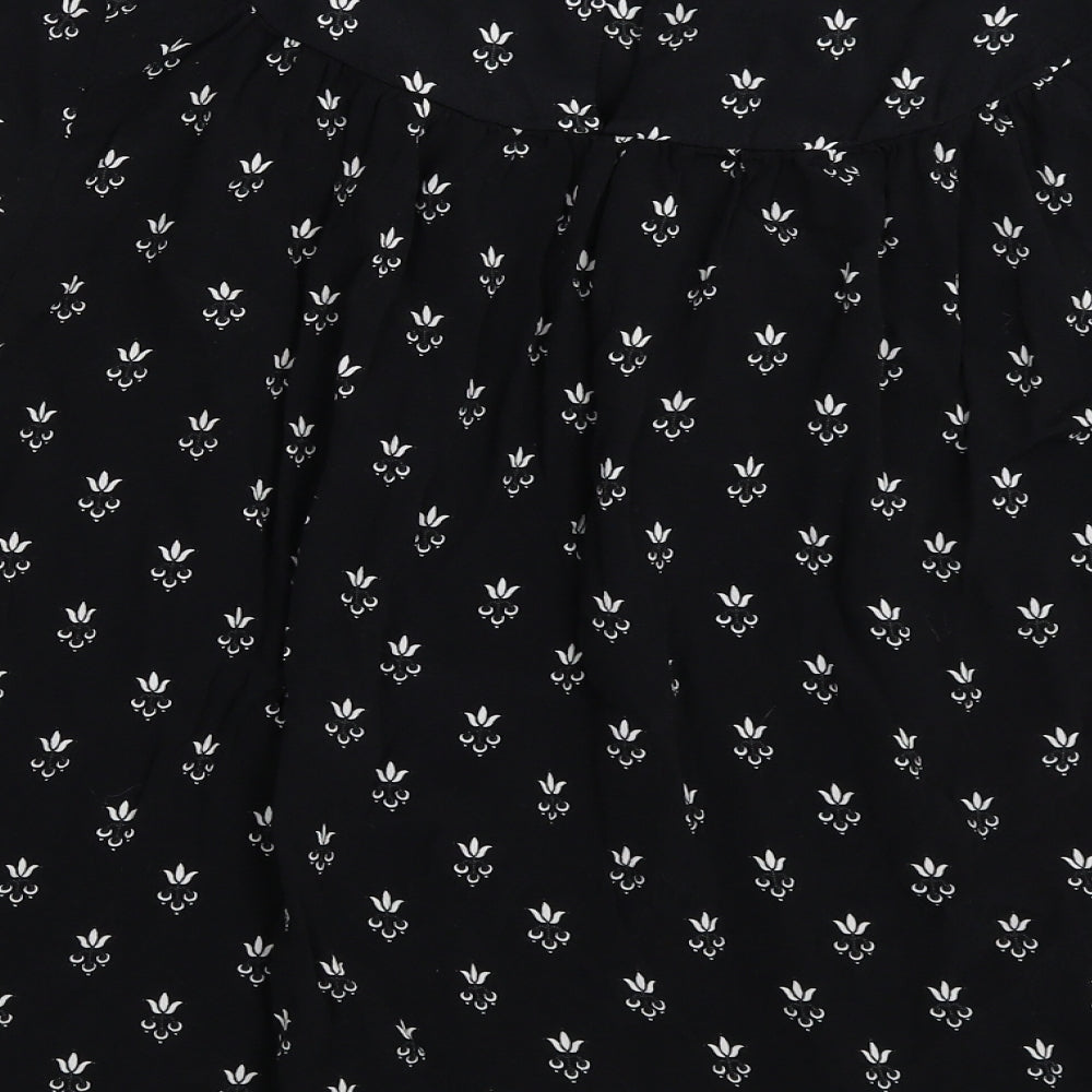 NEXT Womens Black Basic Blouse Size 10