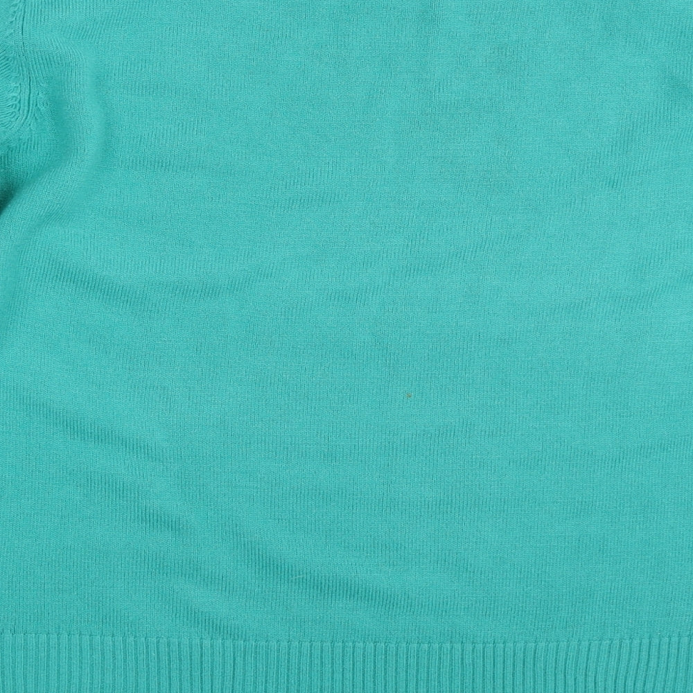 Preworn Womens Green Pullover Jumper Size M