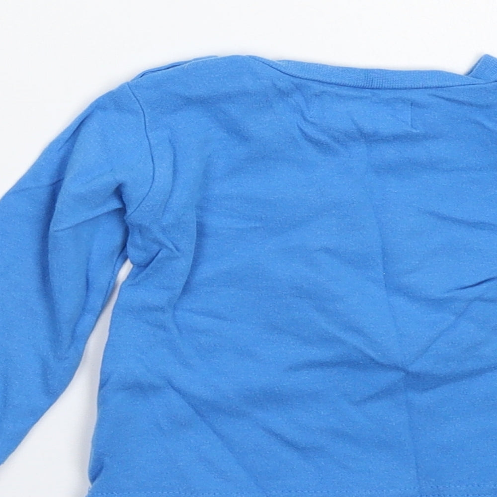 Early days Boys Blue Basic T-Shirt Size 12-18 Months