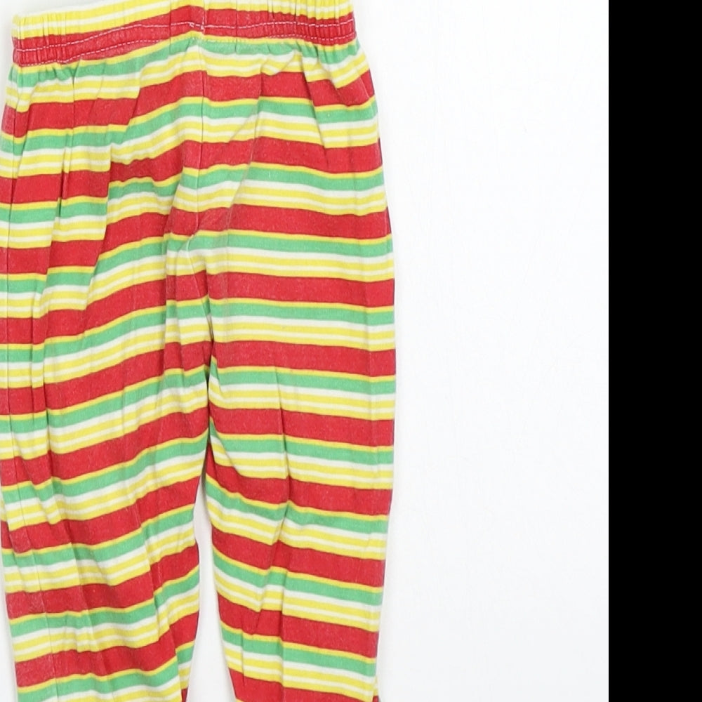 Early days Girls Red Striped Babydoll Pyjama Pants Size 12-18 Months