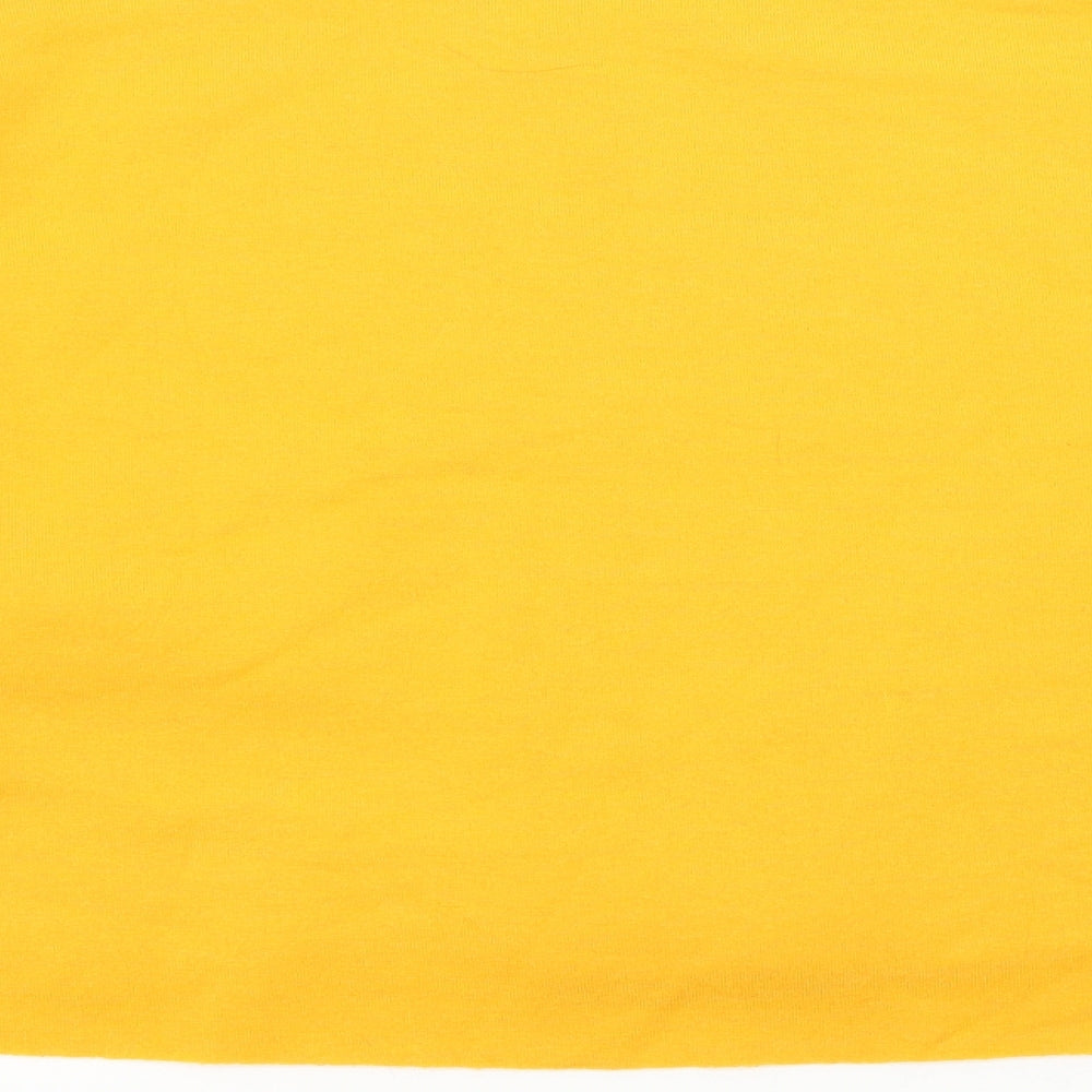 Primark Womens Yellow Jersey Pullover Sweatshirt Size 10