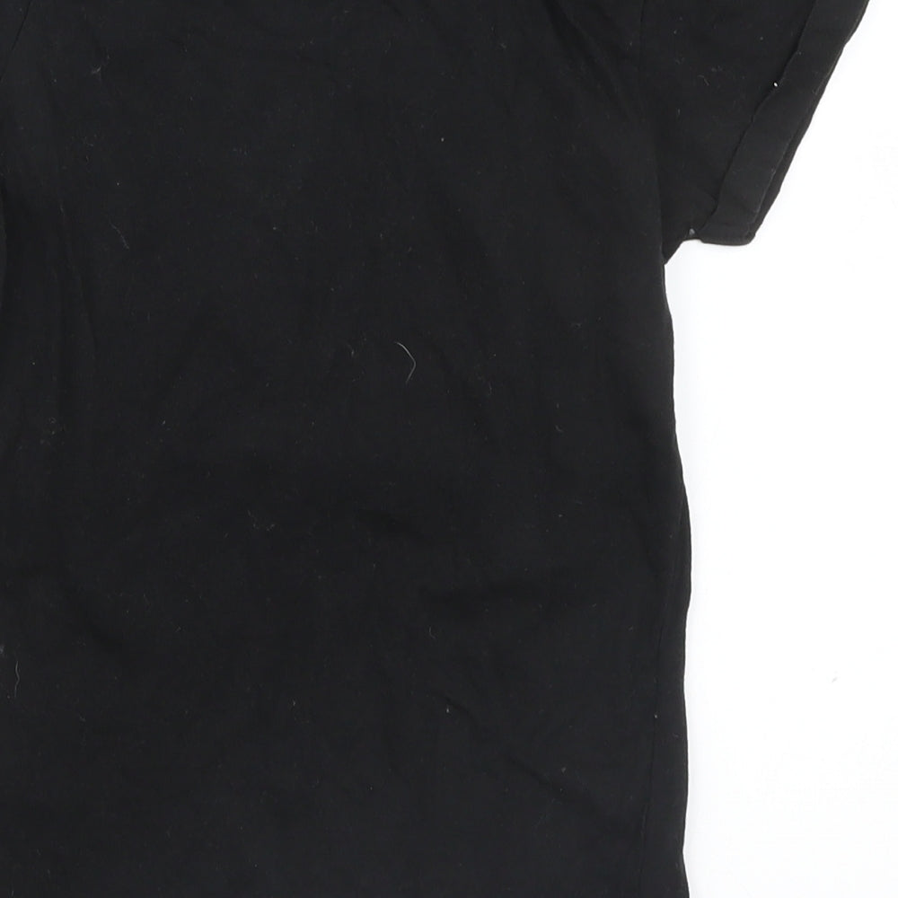 Primark Boys Black Basic T-Shirt Size 7-8 Years