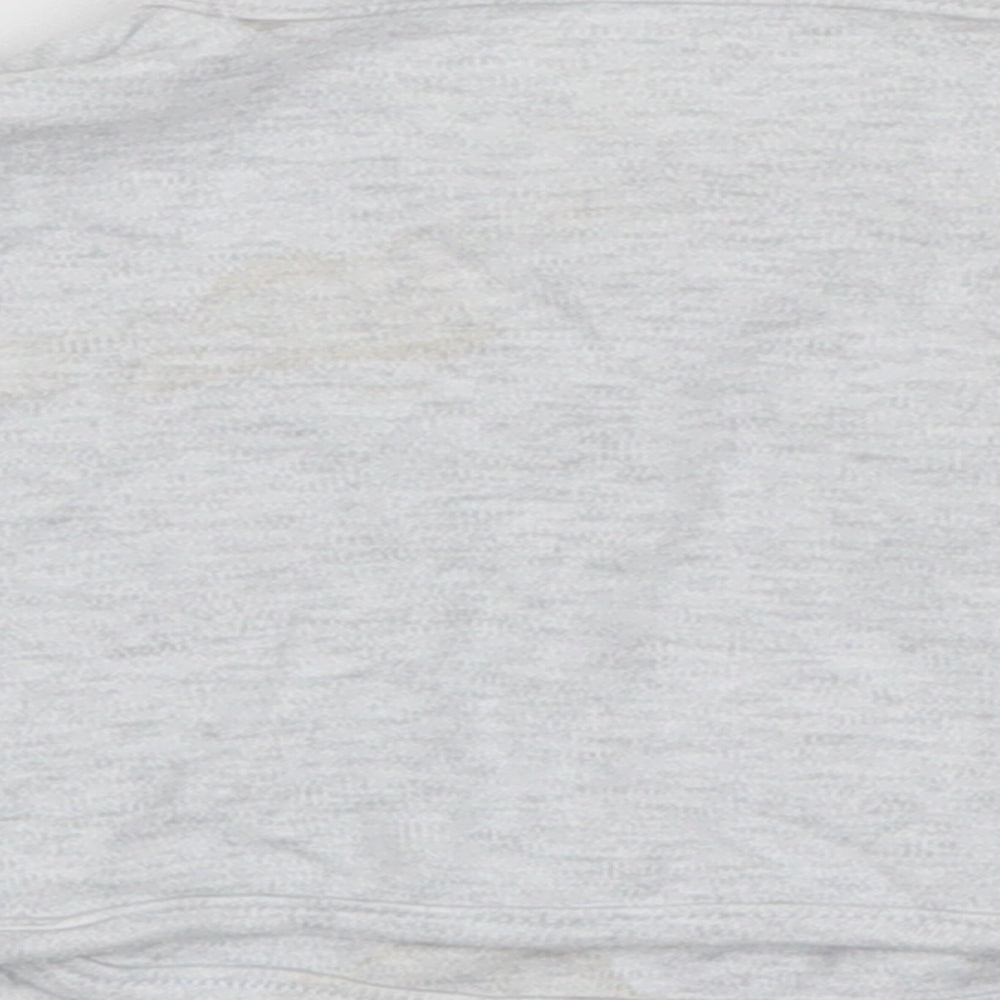 Primark Grey Solid Cami Pyjama Top Size 0-3 Months