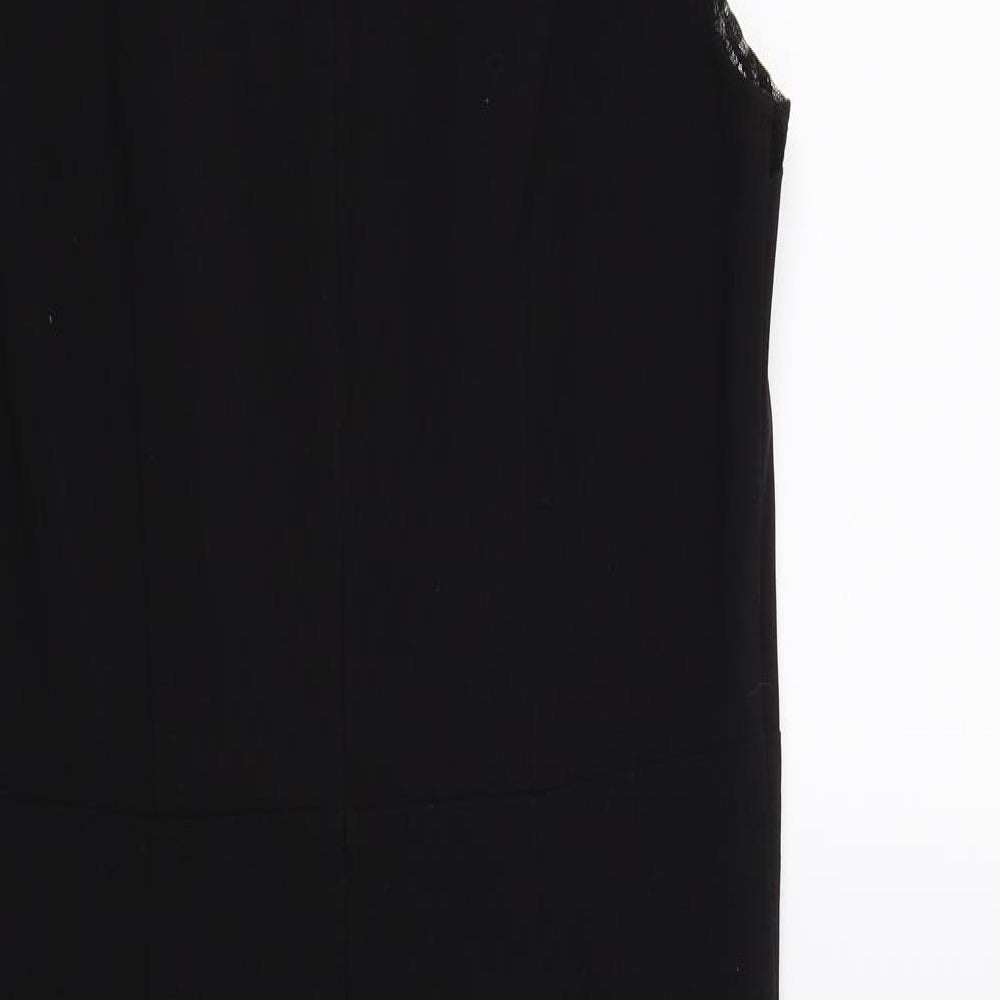 Tayfan Womens Black A-Line Size 12