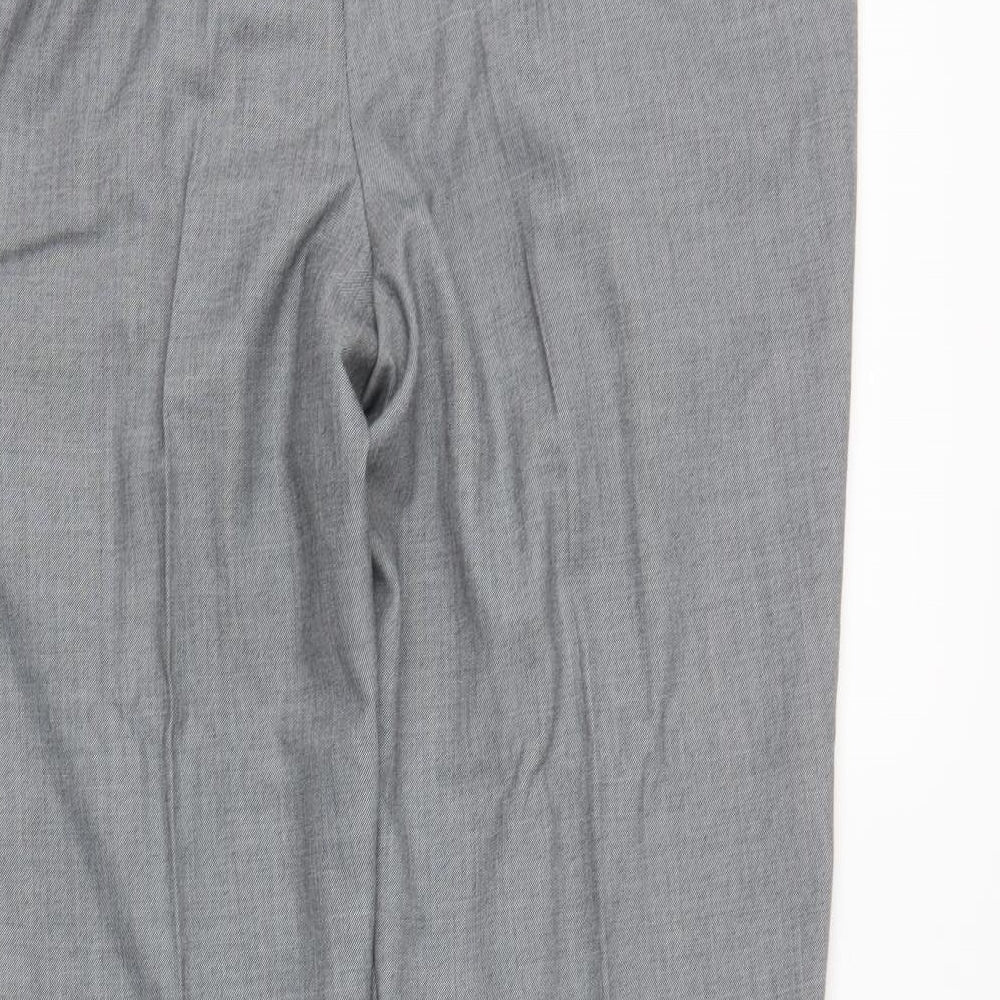 George Mens Grey Dress Pants Trousers Size 34 in L26 in