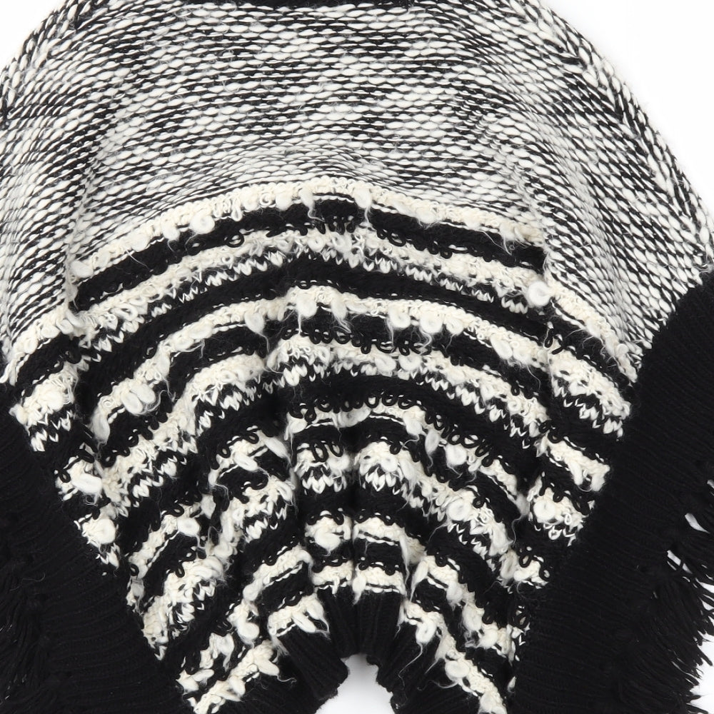 I love girls wear Girls Black Striped Pullover Jumper One Size