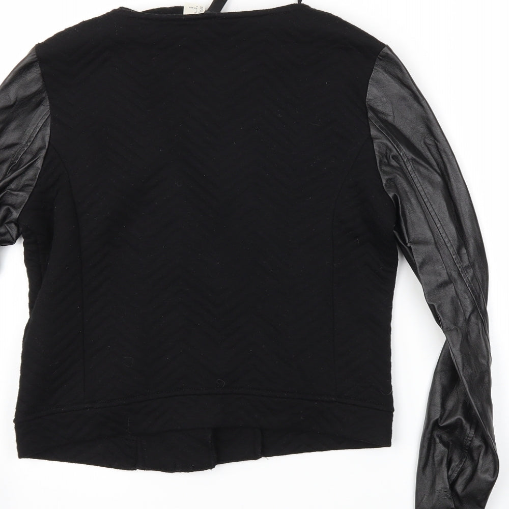 H&M Womens Black Jacket Size 8