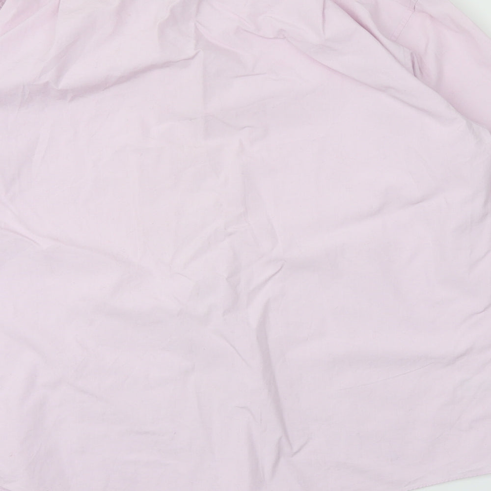 cottontech Mens Pink Button-Up Size L