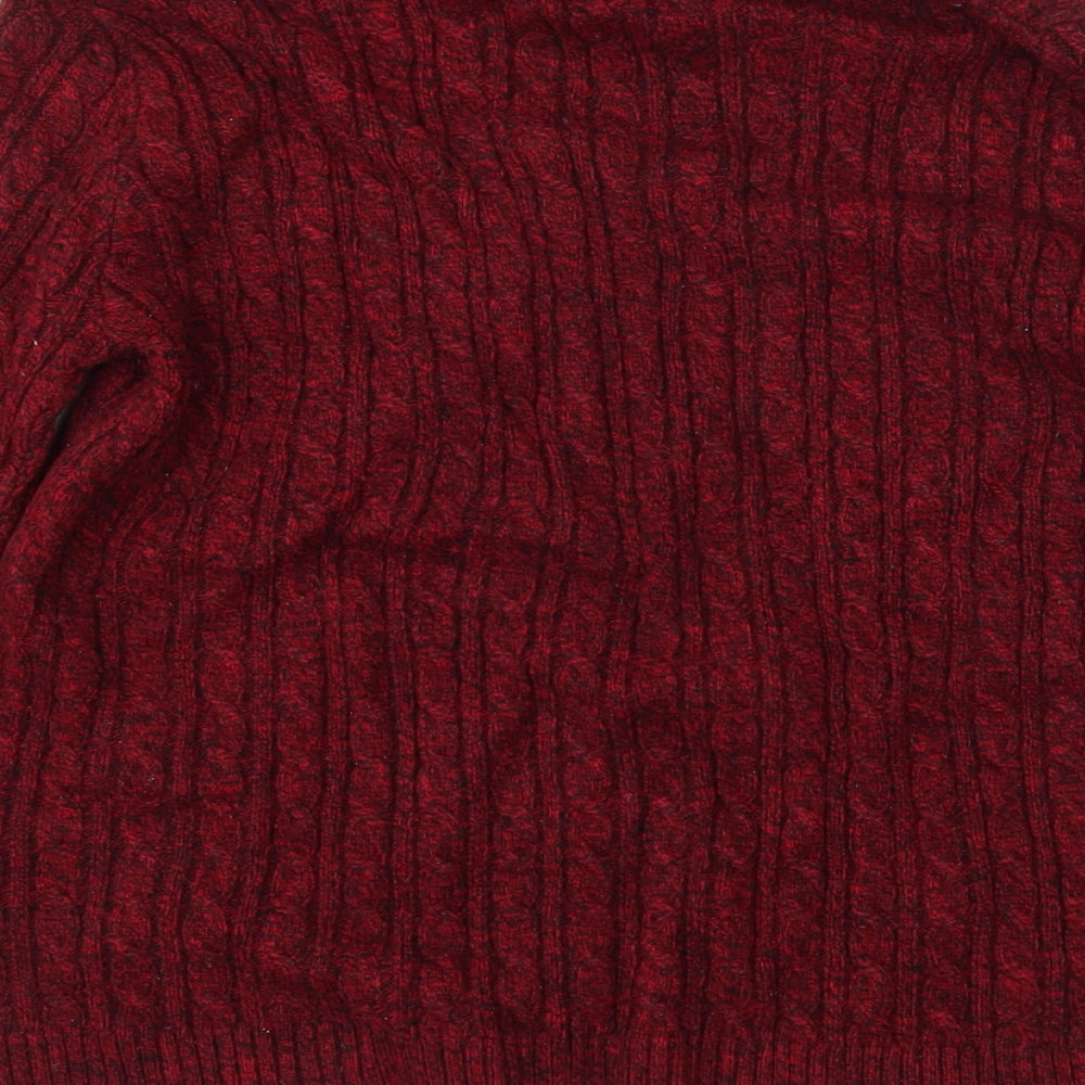 Preworn Womens Red Pullover Jumper Size M