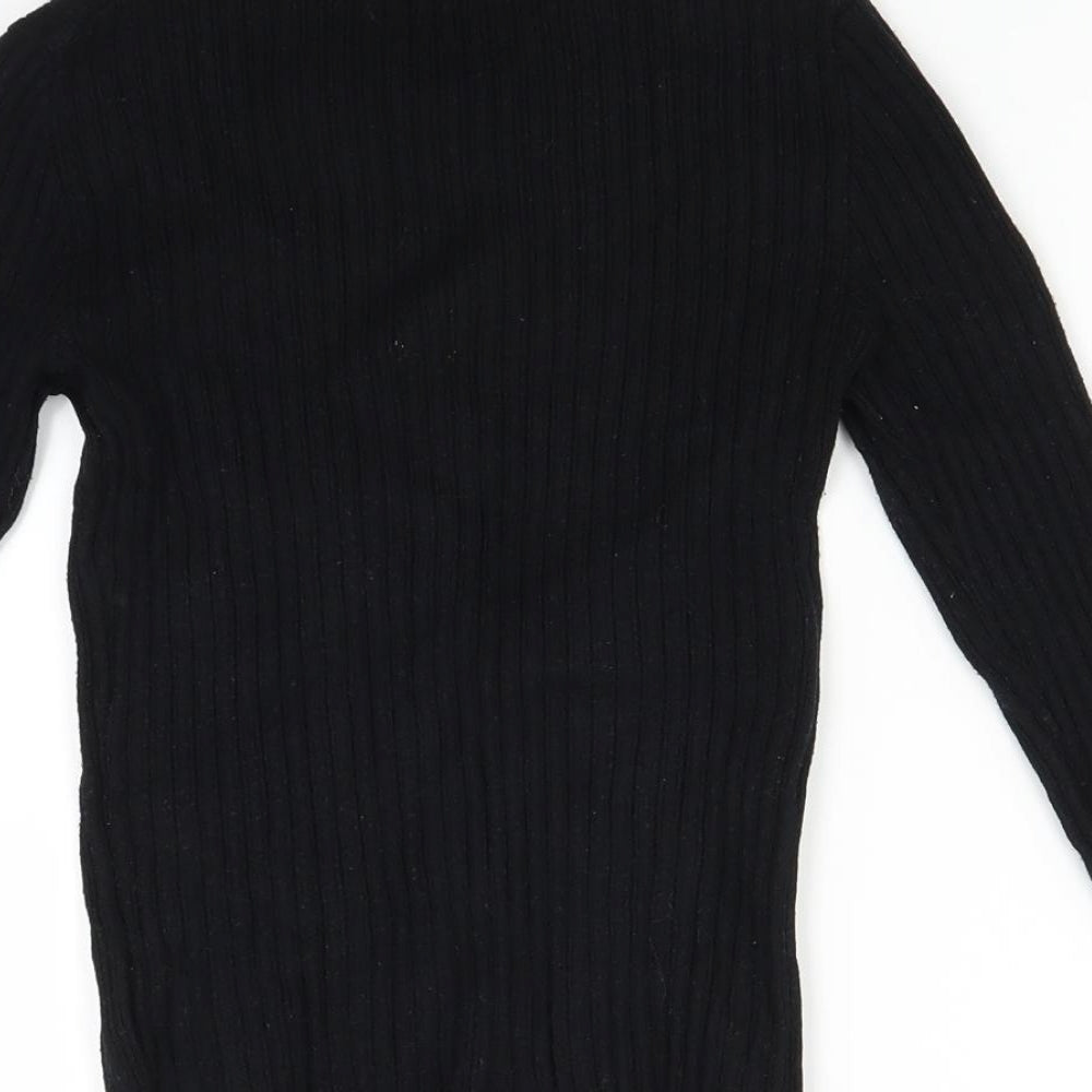 Primark Womens Black Pullover Jumper Size S