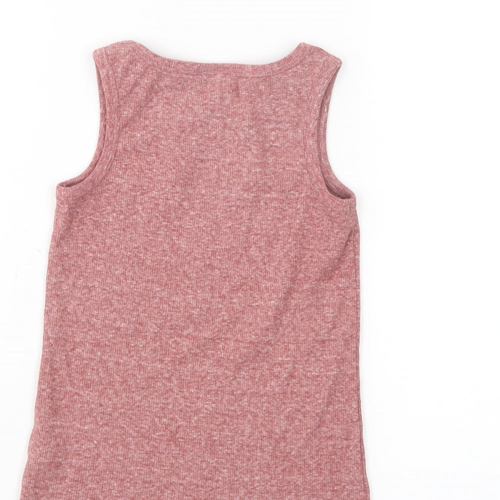 NEXT Girls Pink Basic Tank Size 4 Years