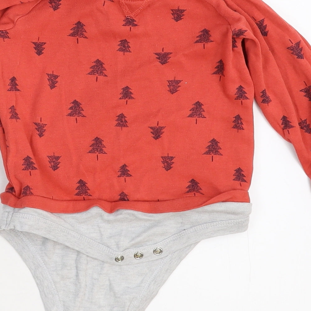 Preworn Boys Red Babygrow One-Piece Size 6-9 Months