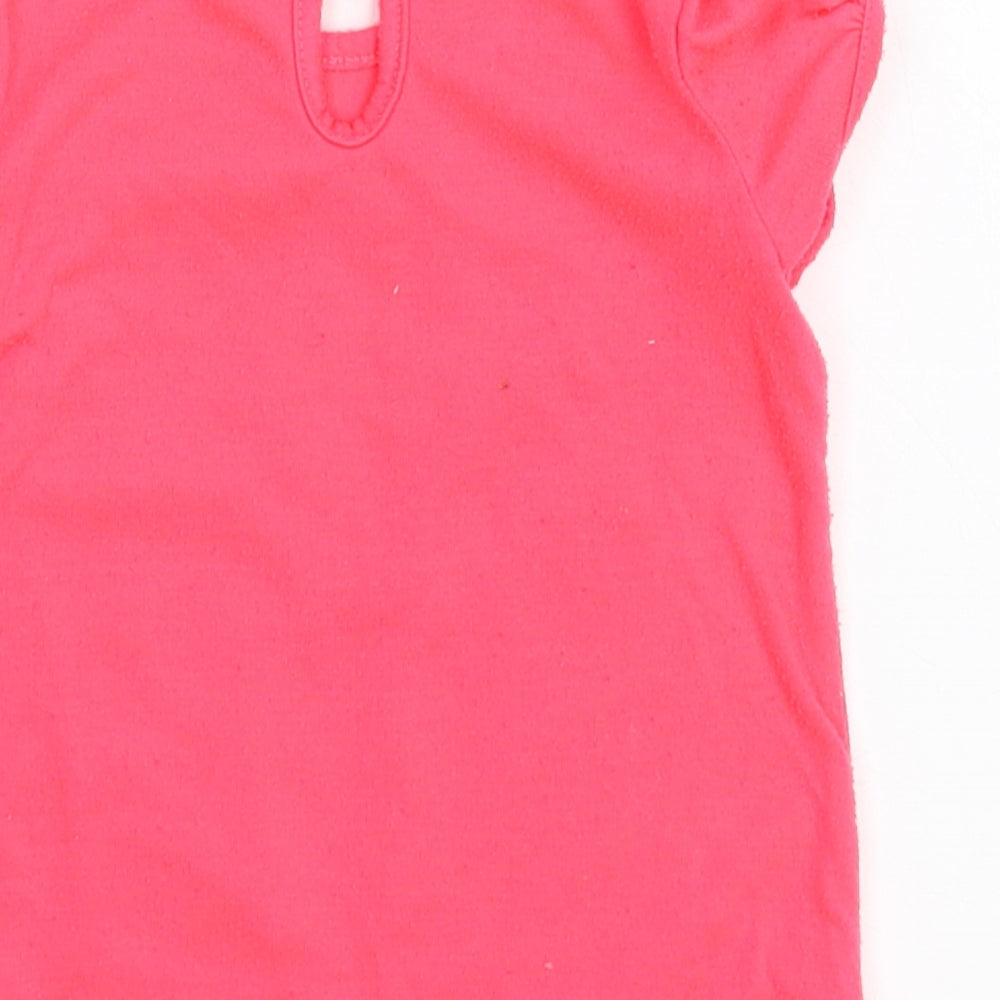 Disney Girls Pink Basic T-Shirt Size 12-18 Months - Mini Mouse