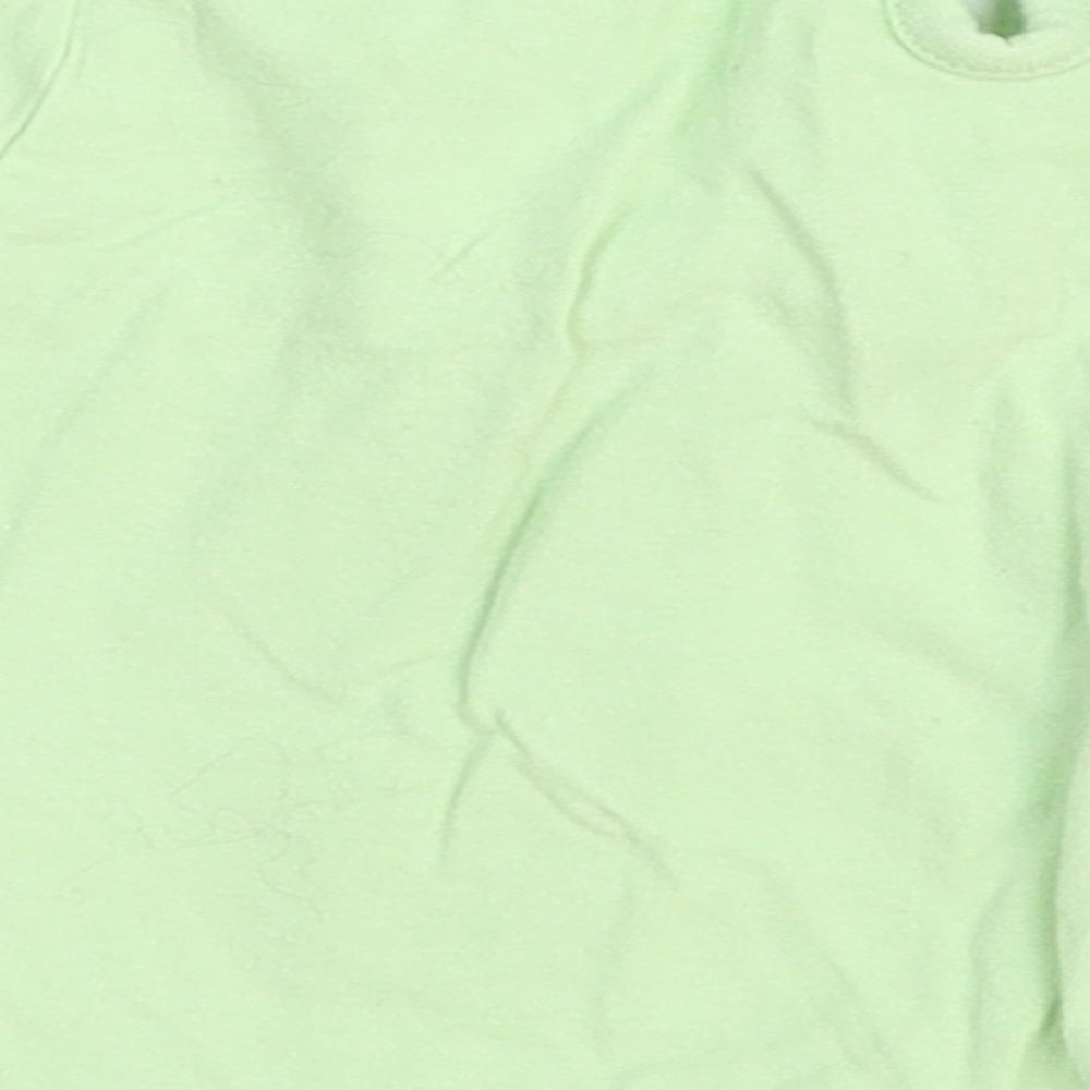 F&F Girls Green Basic T-Shirt Size 6-9 Months