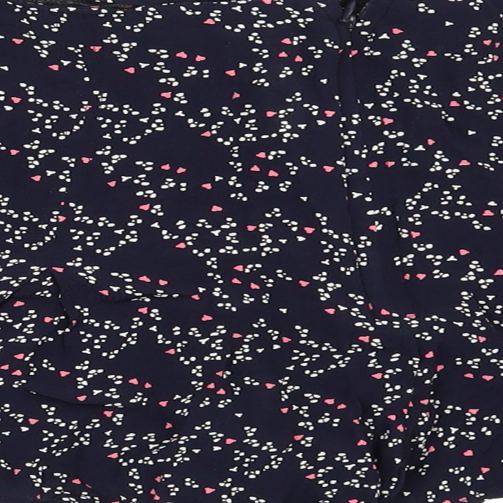 Henry Holland Womens Blue Floral Hot Pants Shorts Size 14