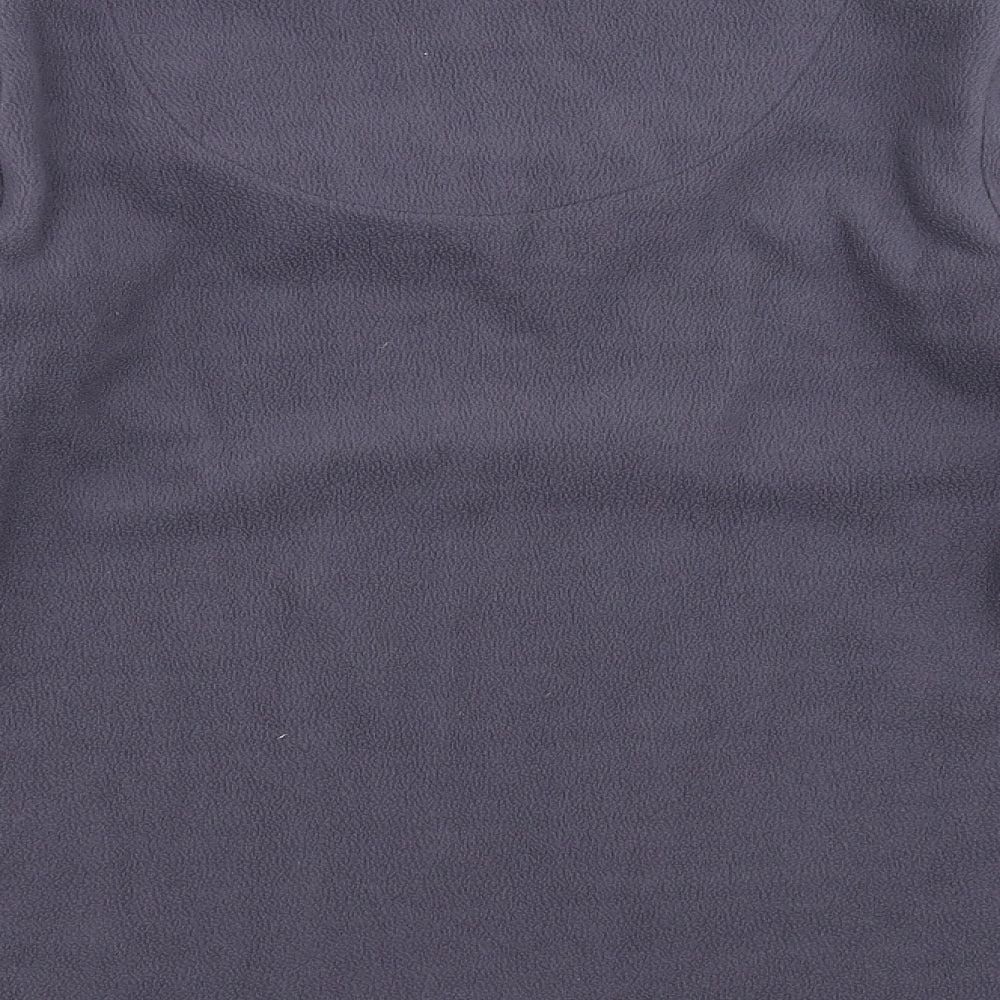 Marks and Spencer Womens Purple Fleece Pullover Jumper Size 12