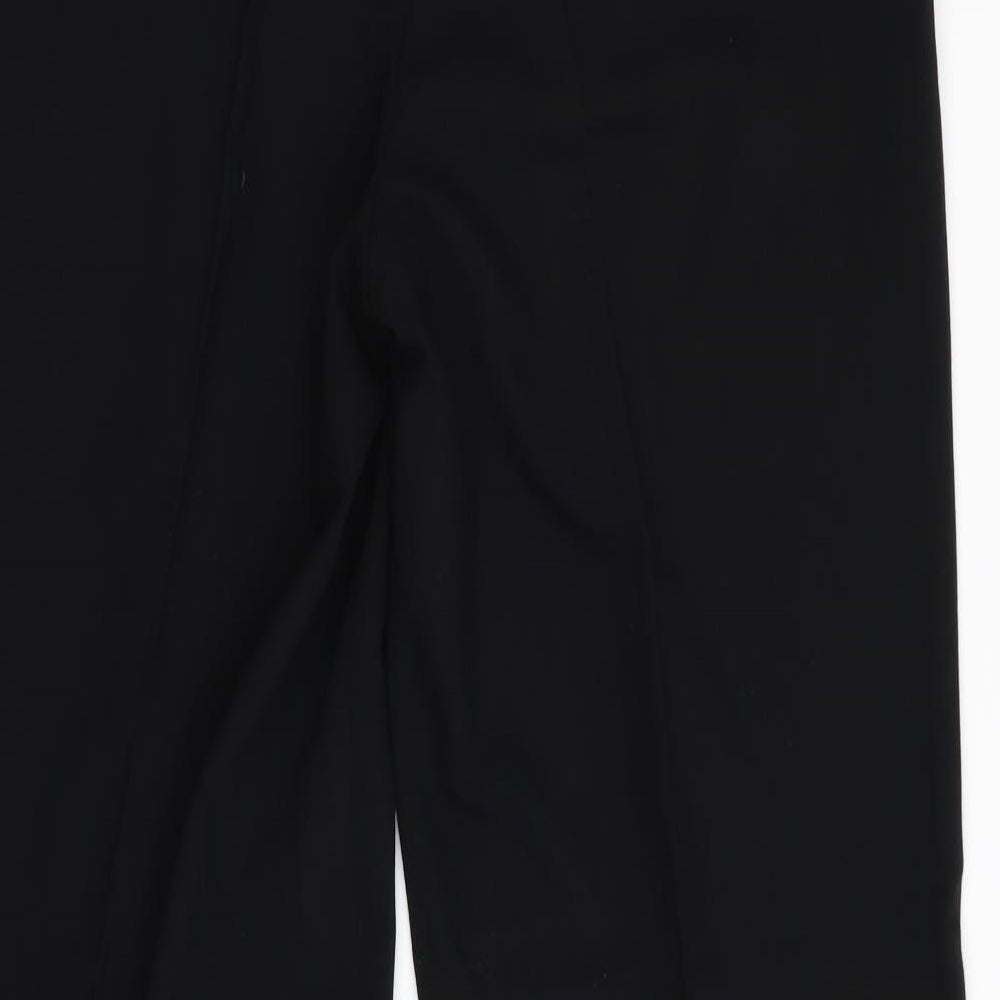 M&S Womens Black Trousers Size 14 L28 in