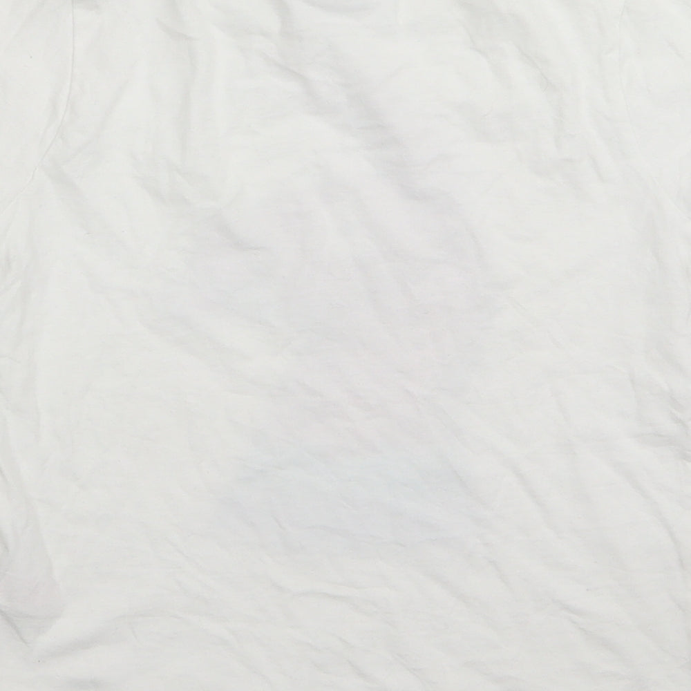 fortnight Boys White Basic T-Shirt Size XS