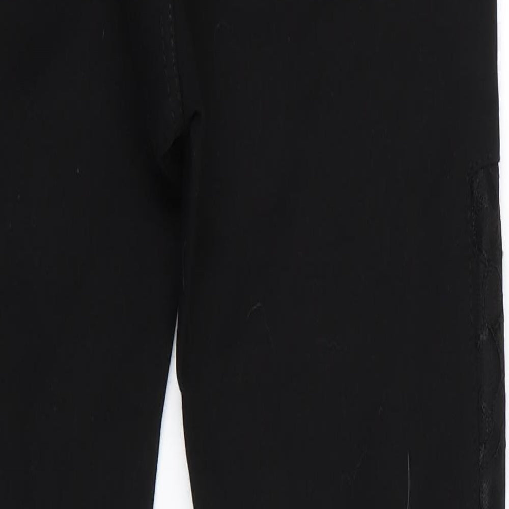 Preworn Womens Black Jegging Leggings Size 8 L28 in - Stretch waistband