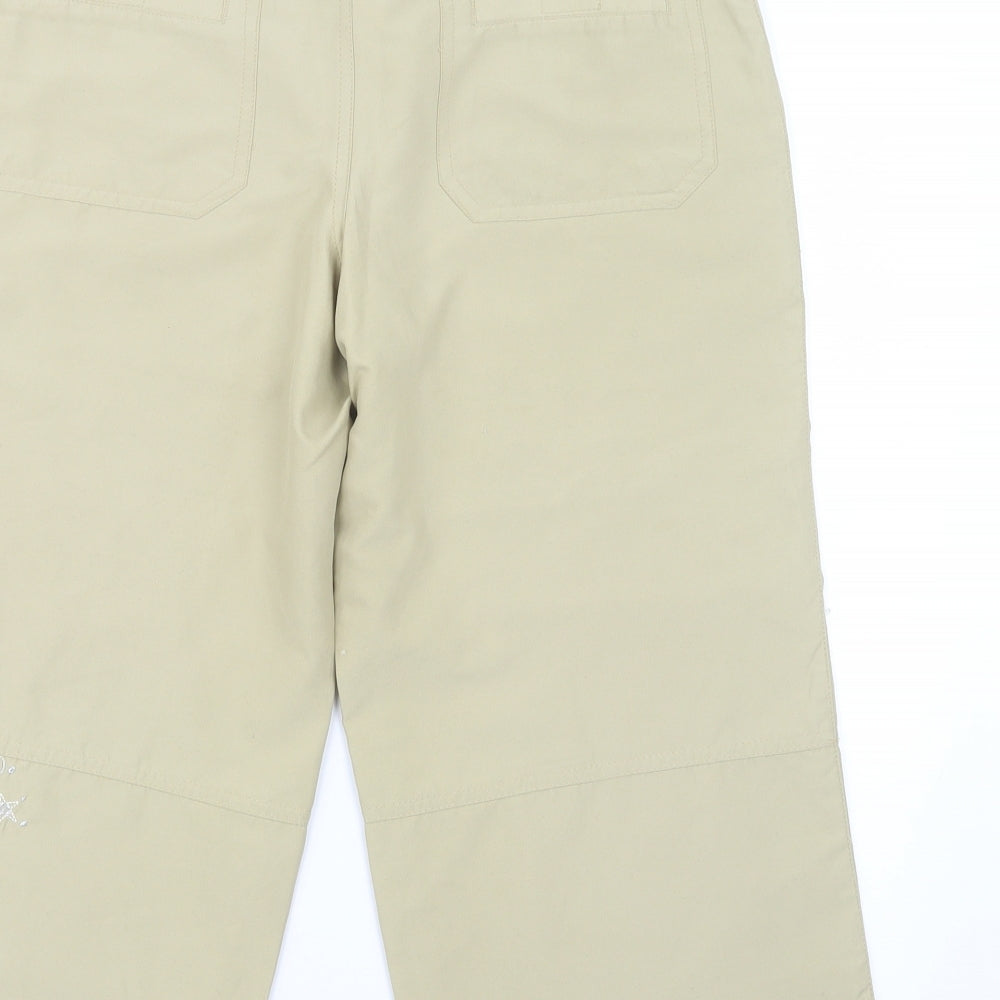 For Women Womens Ivory Cropped Trousers Size 10 L21 in