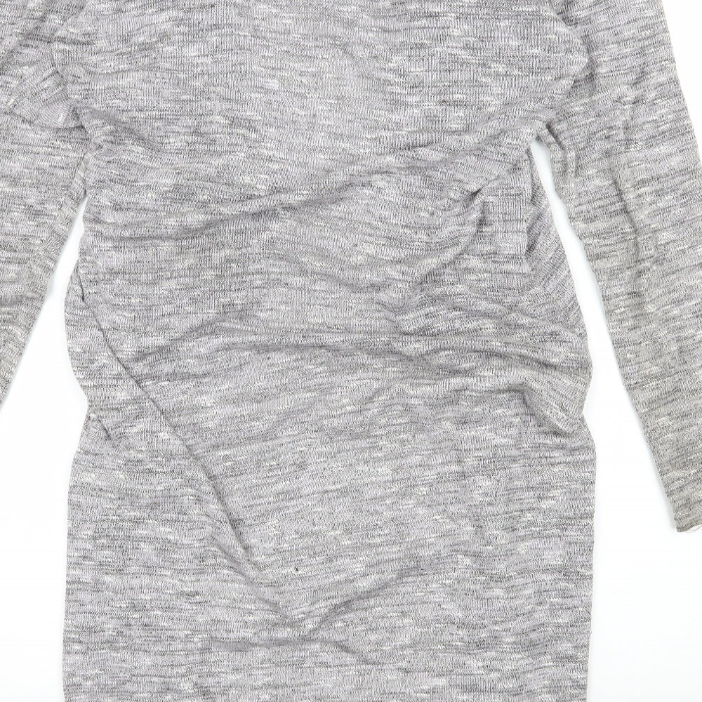 Atmosphere Womens Grey Knit Cape Jumper Size 8