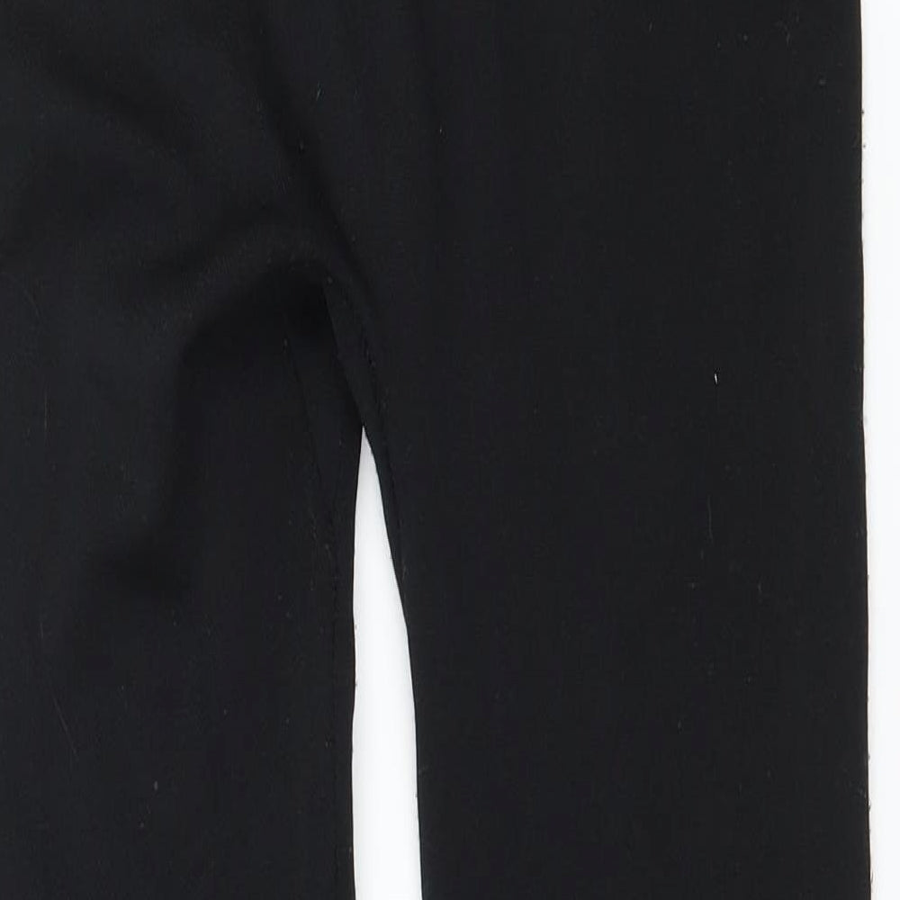 Preworn Womens Black Capri Leggings Size 28 in L28 in - Camo detail