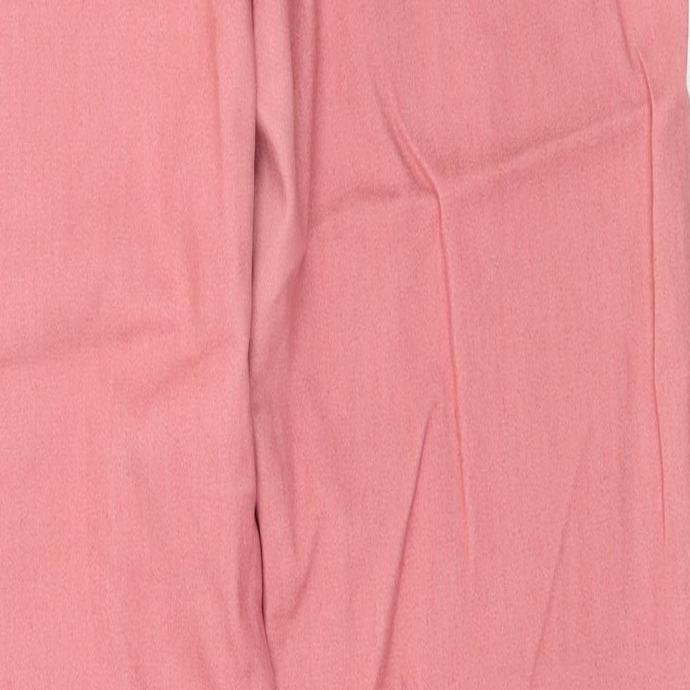 Denim & Co. Womens Pink Denim Skinny Jeans Size 12 L30 in