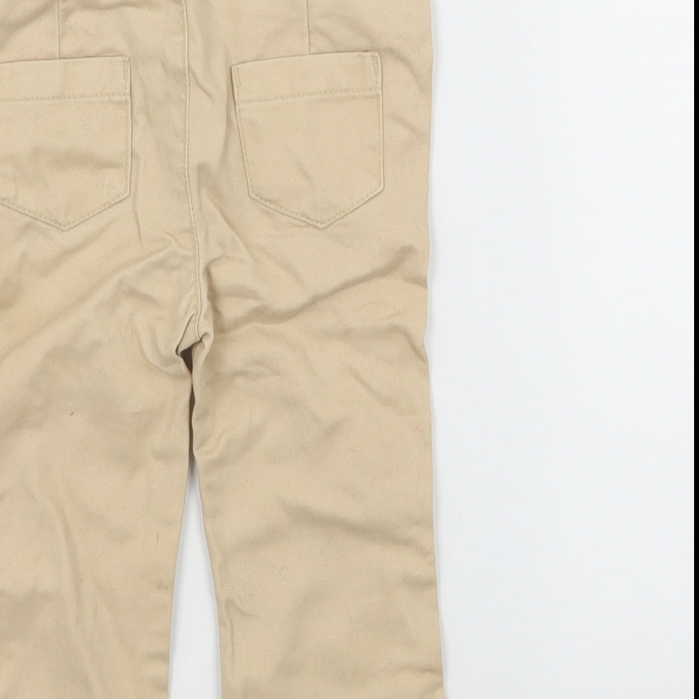 Babies Boys Beige Capri Trousers Size 3-6 Months